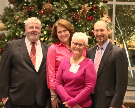Holiday Gala Bernie with Travel One team